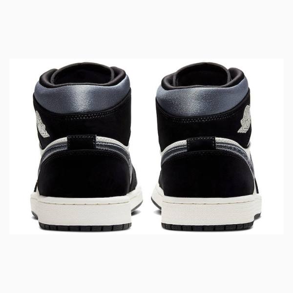 Nike Mid SE Smoke Koripallokengät Miesten Air Jordan 1 Mustat Harmaat | JD-528RW