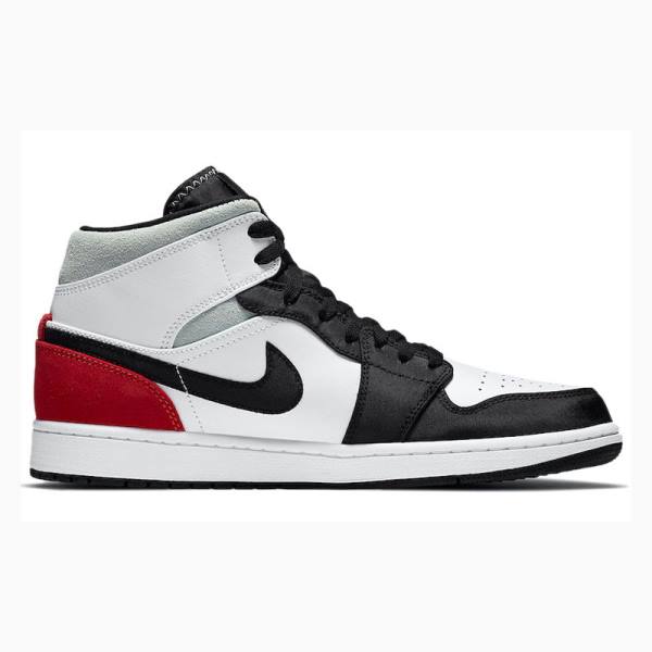 Nike Mid SE Union Varvas Koripallokengät Miesten Air Jordan 1 Punainen Mustat | JD-317AK