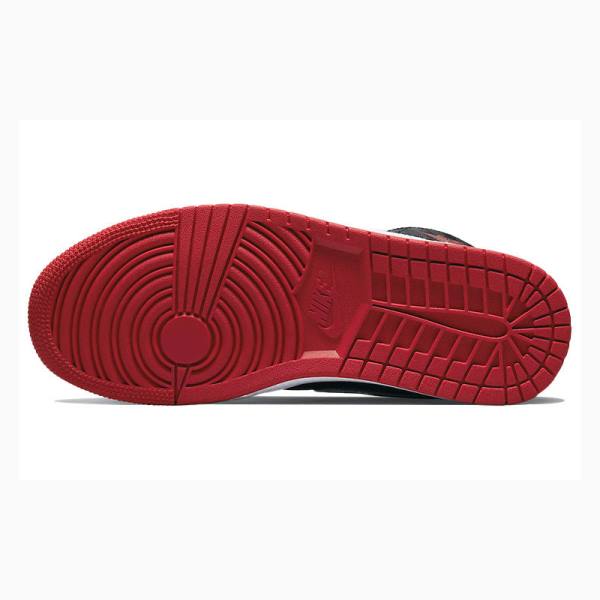 Nike Mid SE Utility Canvas Gym Koripallokengät Naisten Air Jordan 1 Mustat Valkoinen | JD-627HD