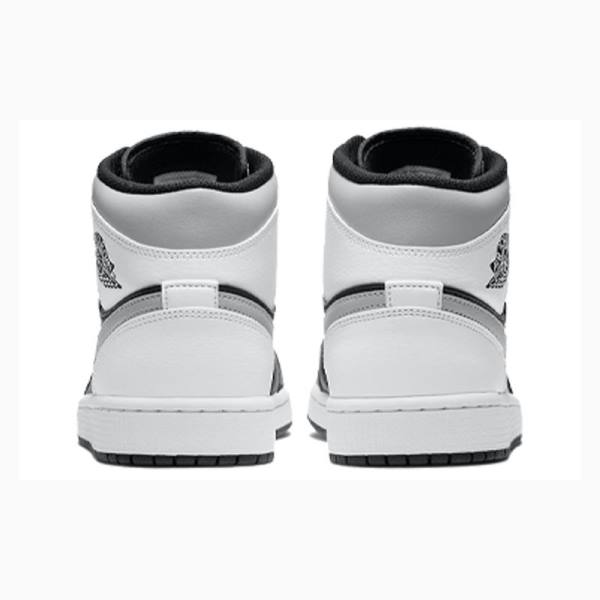 Nike Mid Shadow Koripallokengät Miesten Air Jordan 1 Harmaat Mustat Valkoinen | JD-481BT