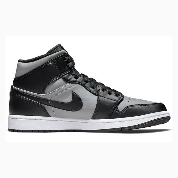 Nike Mid Shadow Koripallokengät Miesten Air Jordan 1 Harmaat Mustat | JD-863ZO