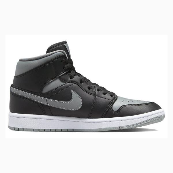 Nike Mid Shadow Koripallokengät Naisten Air Jordan 1 Mustat Harmaat | JD-629RZ