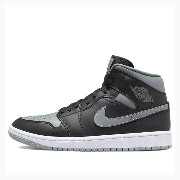 Nike Mid Shadow Koripallokengät Naisten Air Jordan 1 Mustat Harmaat | JD-629RZ
