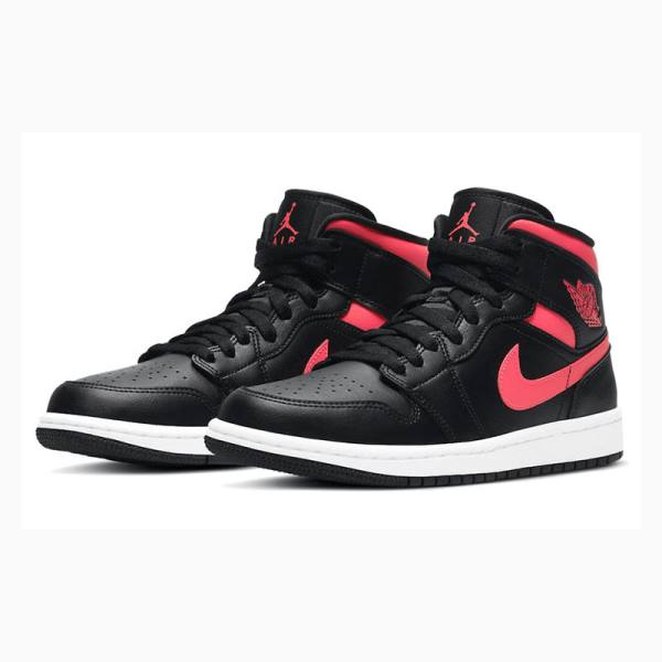 Nike Mid Siren Koripallokengät Naisten Air Jordan 1 Mustat Punainen | JD-275JE