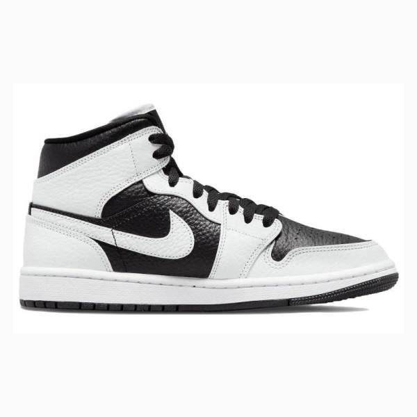 Nike Mid Split Koripallokengät Naisten Air Jordan 1 Mustat Valkoinen | JD-451JF