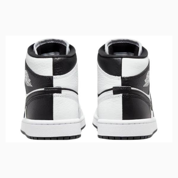 Nike Mid Split Koripallokengät Naisten Air Jordan 1 Mustat Valkoinen | JD-451JF