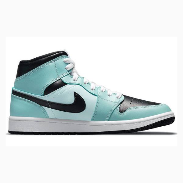 Nike Mid Teal Tint Koripallokengät Naisten Air Jordan 1 Sininen Mustat | JD-281VW