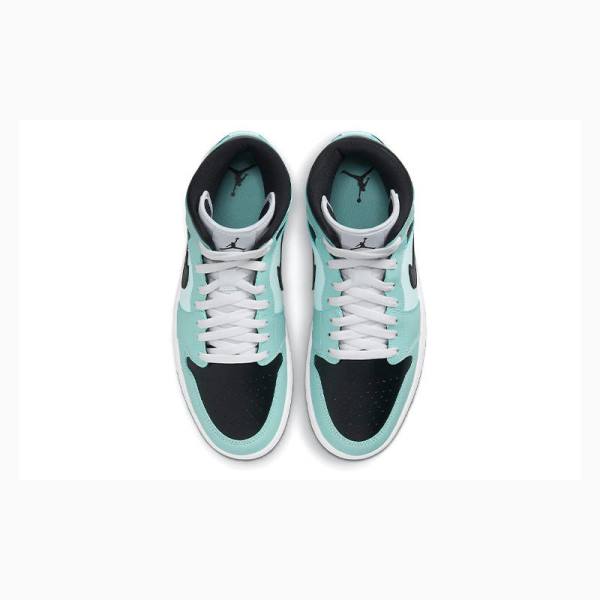 Nike Mid Teal Tint Koripallokengät Naisten Air Jordan 1 Sininen Mustat | JD-281VW