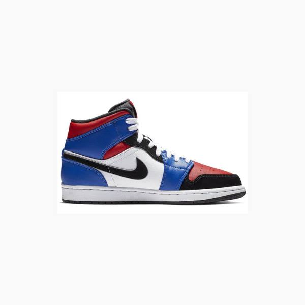 Nike Mid Top 3 Koripallokengät Miesten Air Jordan 1 Punainen Sininen | JD-315NQ