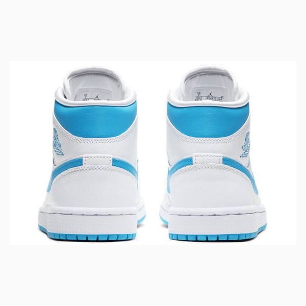 Nike Mid UNC UNC Koripallokengät Naisten Air Jordan 1 Sininen | JD-392JE