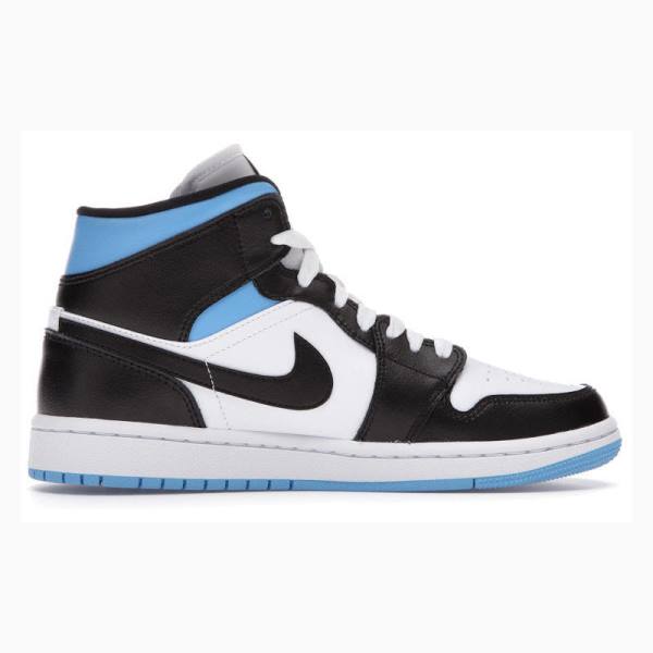 Nike Mid University Koripallokengät Naisten Air Jordan 1 Sininen Mustat | JD-217KE