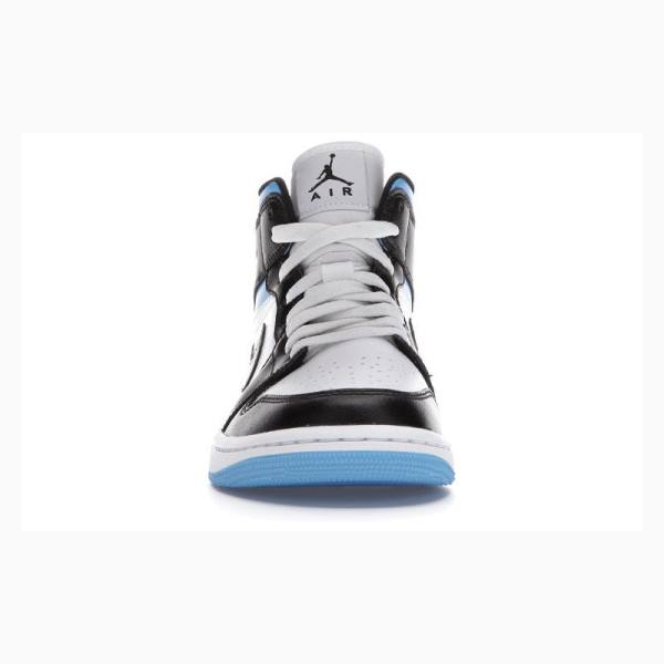 Nike Mid University Koripallokengät Naisten Air Jordan 1 Sininen Mustat | JD-217KE