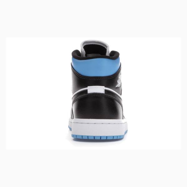 Nike Mid University Koripallokengät Naisten Air Jordan 1 Sininen Mustat | JD-217KE