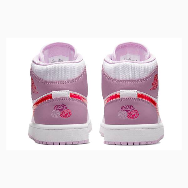 Nike Mid Valentines Day Koripallokengät Naisten Air Jordan 1 Punainen Violetit | JD-578TF