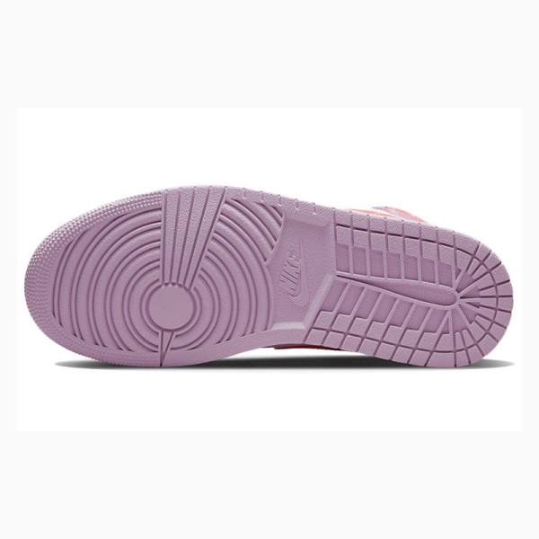 Nike Mid Valentines Day Koripallokengät Naisten Air Jordan 1 Punainen Violetit | JD-578TF