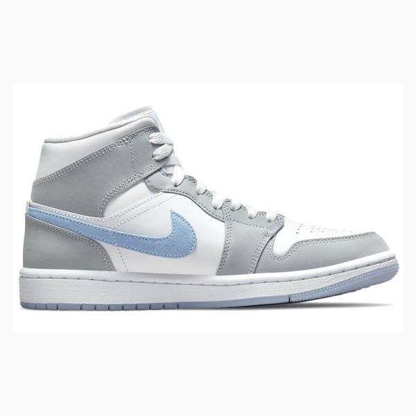 Nike Mid Wolf Koripallokengät Naisten Air Jordan 1 Harmaat | JD-794UO