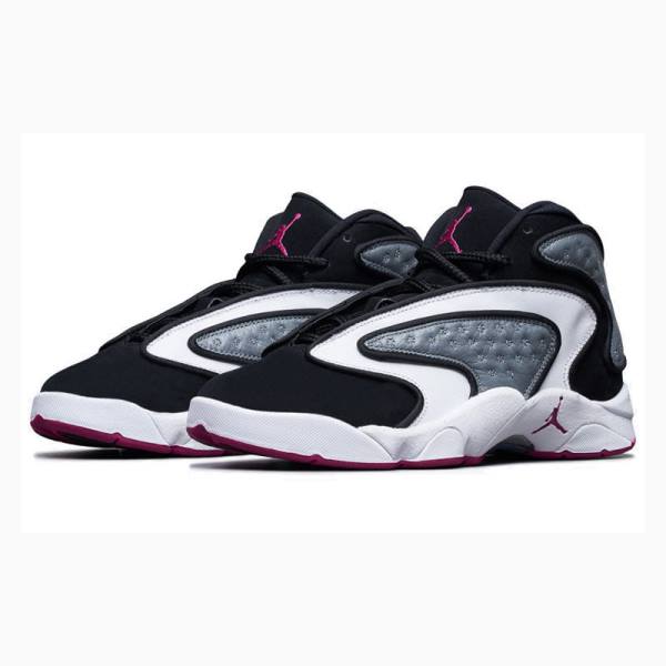 Nike OG Fuchsia Koripallokengät Naisten Air Jordan Mustat Harmaat | JD-160VB