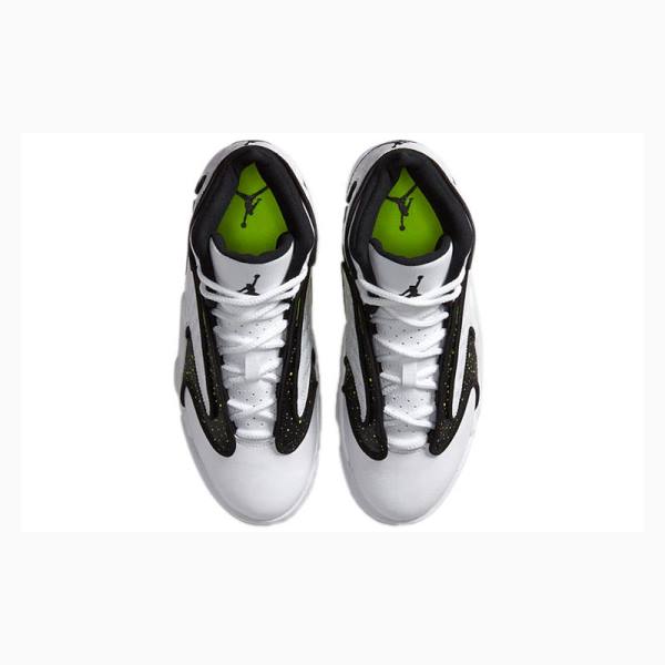 Nike OG Volt Splatter Koripallokengät Naisten Air Jordan Valkoinen Mustat Vihreä | JD-163EA