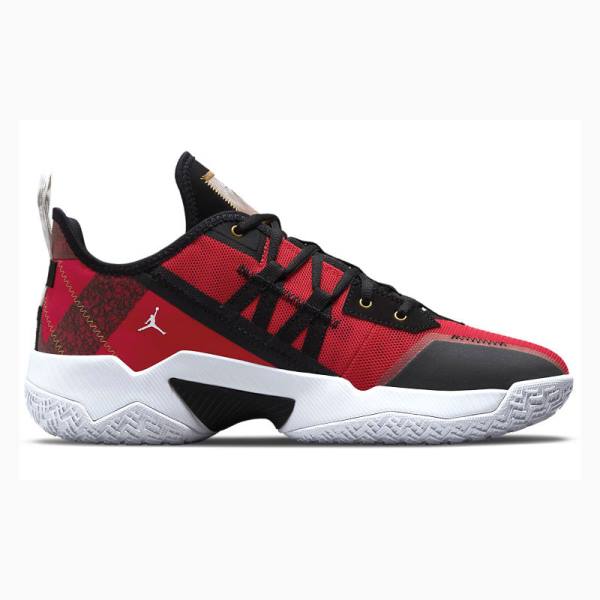 Nike One Take 2 PF 2 Bred Koripallokengät Miesten Air Jordan Punainen Mustat | JD-935KJ