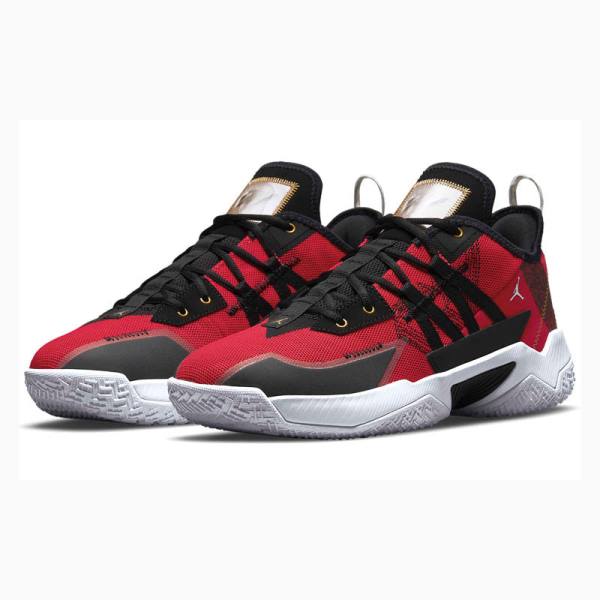 Nike One Take 2 PF 2 Bred Koripallokengät Miesten Air Jordan Punainen Mustat | JD-935KJ