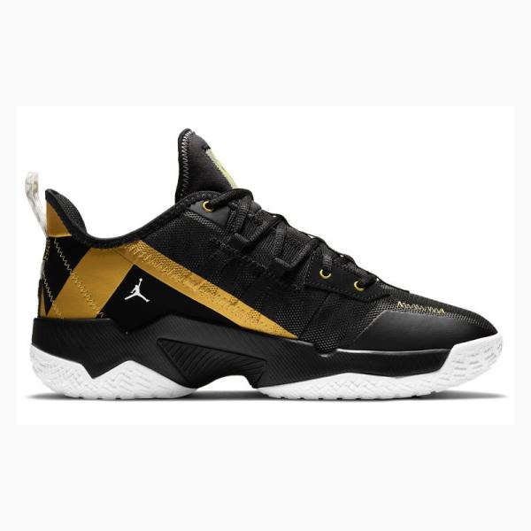 Nike One Take 2 PF 2 Koripallokengät Miesten Air Jordan Mustat Kultaiset Valkoinen | JD-418HI