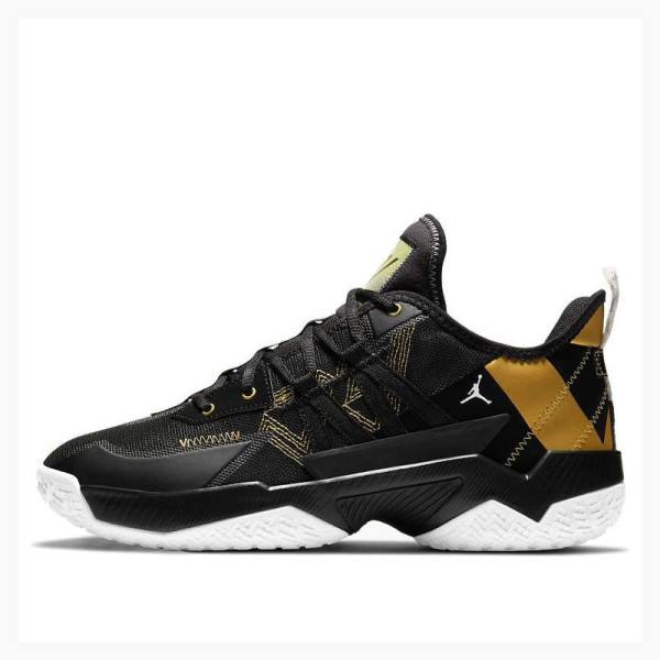 Nike One Take 2 PF 2 Koripallokengät Miesten Air Jordan Mustat Kultaiset Valkoinen | JD-418HI