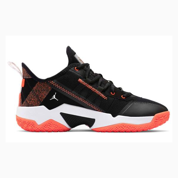 Nike One Take 2 PF Russell Westbrook2 Kilpailu Koripallokengät Miesten Air Jordan Mustat Oranssi Valkoinen | JD-038SU