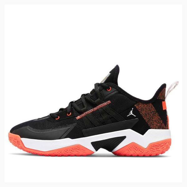 Nike One Take 2 PF Russell Westbrook2 Kilpailu Koripallokengät Miesten Air Jordan Mustat Oranssi Valkoinen | JD-038SU