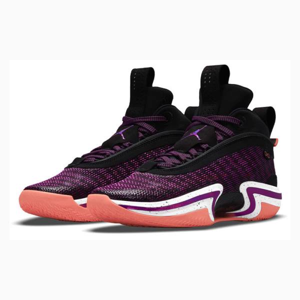 Nike PF First Light Koripallokengät Miesten Air Jordan 36 Mustat Pinkki | JD-721ID