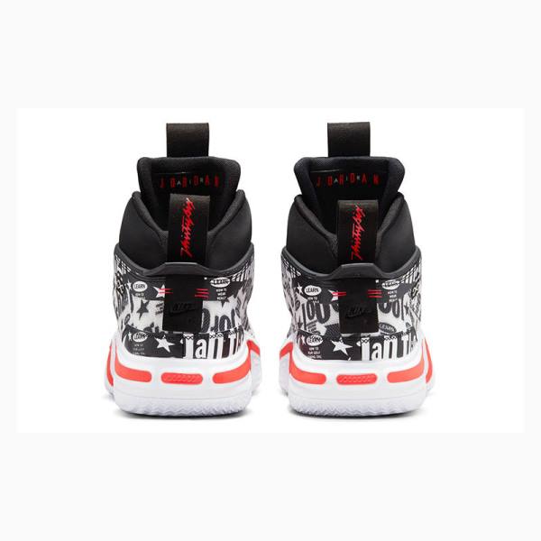 Nike PF Koripallokengät Miesten Air Jordan 36 Valkoinen Mustat Punainen | JD-417VY