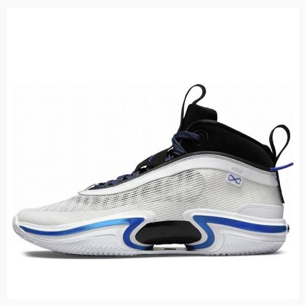 Nike PF Koripallokengät Miesten Air Jordan 36 Valkoinen Sininen | JD-571YU
