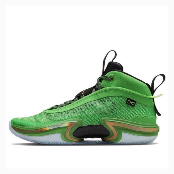 Nike PF Koripallokengät Miesten Air Jordan 36 Vihreä | JD-692WI