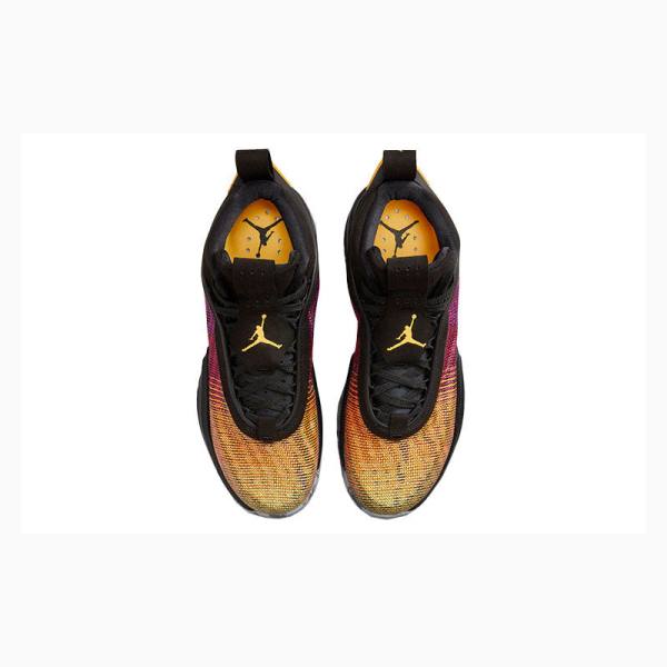 Nike PF Koripallokengät Miesten Air Jordan 36 Mustat Keltainen Violetit | JD-816MX