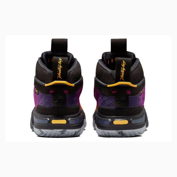 Nike PF Koripallokengät Miesten Air Jordan 36 Mustat Keltainen Violetit | JD-816MX
