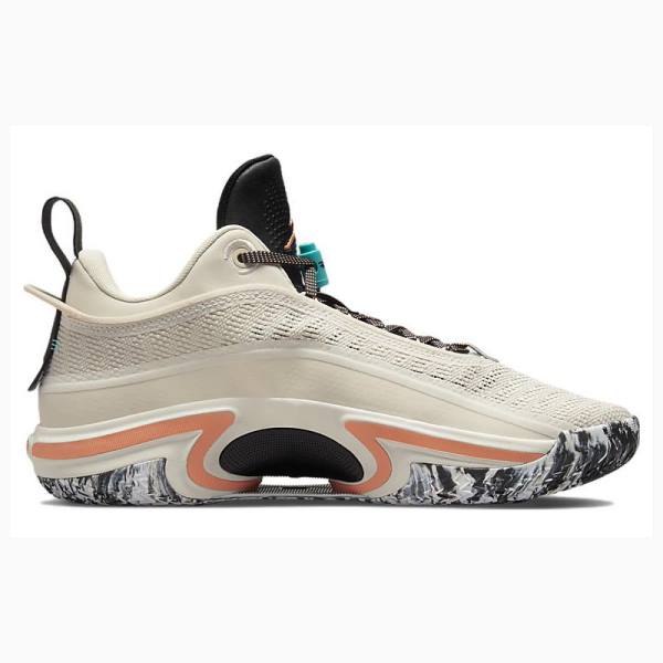 Nike PF Light Orewood Tennarit Miesten Air Jordan 36 Beige Ruskea | JD-407CF
