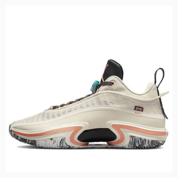 Nike PF Light Orewood Tennarit Miesten Air Jordan 36 Beige Ruskea | JD-407CF