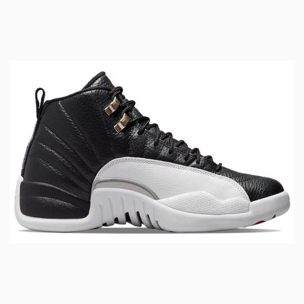Nike Playoffs Koripallokengät Miesten Air Jordan 12 Mustat Valkoinen | JD-351BI