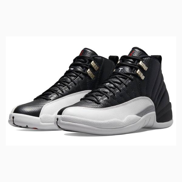 Nike Playoffs Koripallokengät Miesten Air Jordan 12 Mustat Valkoinen | JD-351BI