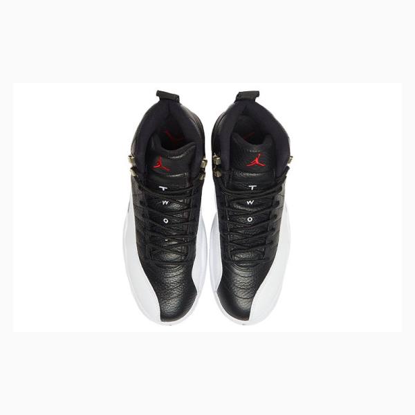 Nike Playoffs Koripallokengät Miesten Air Jordan 12 Mustat Valkoinen | JD-351BI