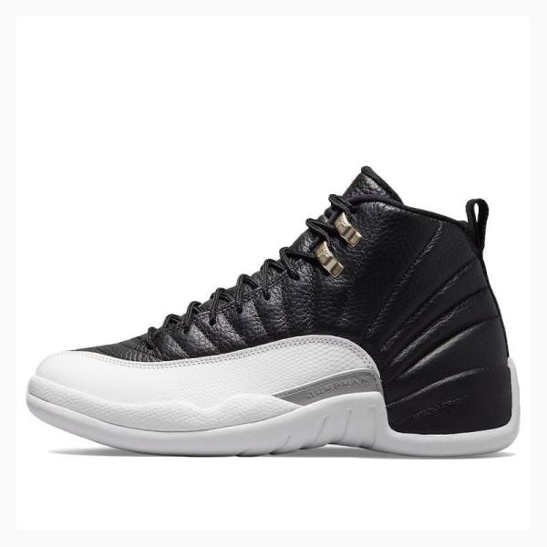 Nike Playoffs Koripallokengät Miesten Air Jordan 12 Mustat Valkoinen | JD-351BI