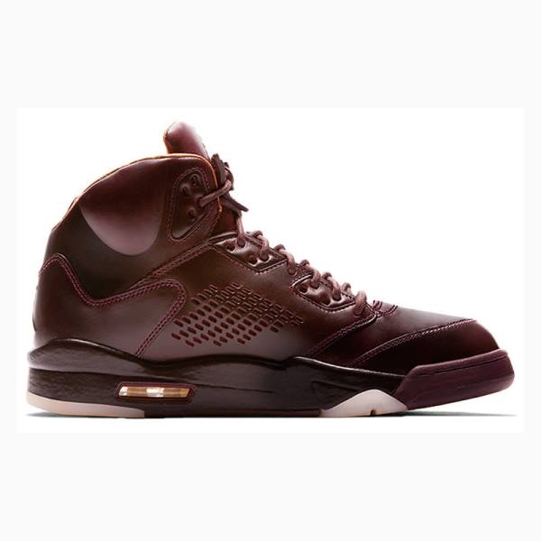 Nike Premium Bordeaux Koripallokengät Miesten Air Jordan 5 Punainen | JD-703AN