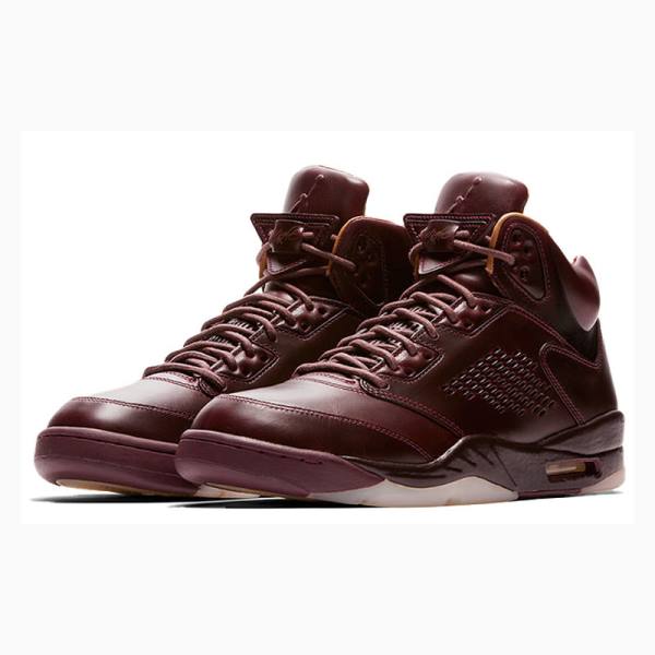 Nike Premium Bordeaux Koripallokengät Miesten Air Jordan 5 Punainen | JD-703AN