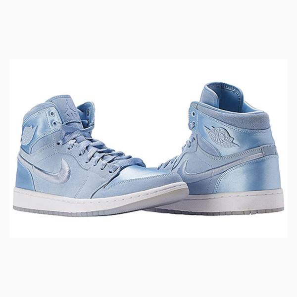 Nike RET High SOH Hydrogen Blue Koripallokengät Naisten Air Jordan 1 Sininen | JD-164GJ
