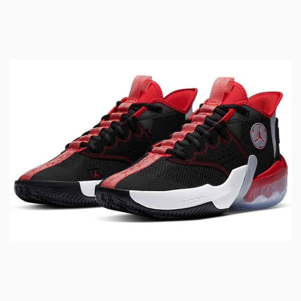 Nike React Elevation PF Koripallokengät Miesten Air Jordan Mustat Valkoinen Punainen | JD-750QL