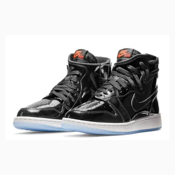 Nike Rebel XX 'Black Kiiltonahka' Koripallokengät Naisten Air Jordan 1 Mustat | JD-812TG