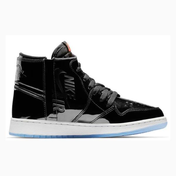 Nike Rebel XX 'Black Kiiltonahka' Koripallokengät Naisten Air Jordan 1 Mustat | JD-812TG