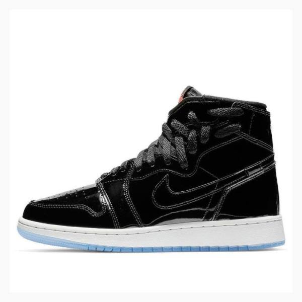 Nike Rebel XX \'Black Kiiltonahka\' Koripallokengät Naisten Air Jordan 1 Mustat | JD-812TG