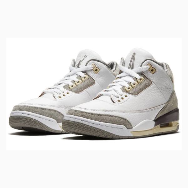 Nike Retro A Ma Maniere Koripallokengät Naisten Air Jordan 3 Valkoinen Ruskea | JD-419PA
