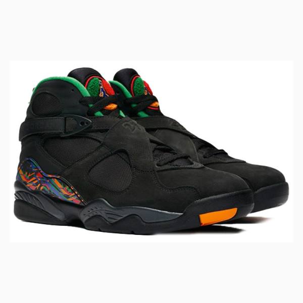 Nike Retro Air Raid Koripallokengät Miesten Air Jordan 8 Mustat Oranssi | JD-925IX
