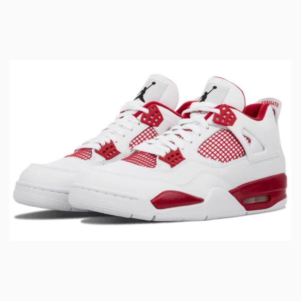 Nike Retro Alternate 89 Koripallokengät Miesten Air Jordan 4 Valkoinen Punainen | JD-460MD